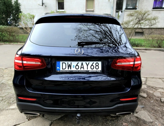 Mercedes-Benz GLC cena 154900 przebieg: 84000, rok produkcji 2018 z Wrocław małe 121